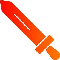 Sword Colorful Icon Style vector