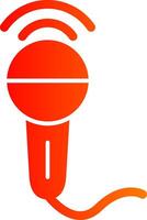 Micro Phone Colorful Icon Style vector