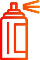 Spray Can Colorful Icon Style vector