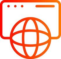 Global Communication Colorful Icon Style vector