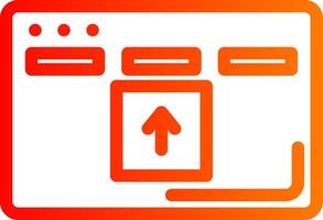 Drag And Drop Colorful Icon Style vector