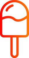 Ice Lolly Colorful Icon Style vector