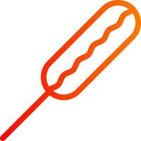 Kebab Colorful Icon Style vector