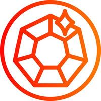 Diamond Colorful Icon Style vector