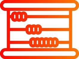 Abacus Colorful Icon Style vector