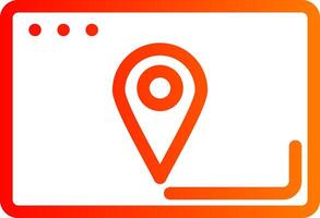Location Colorful Icon Style vector