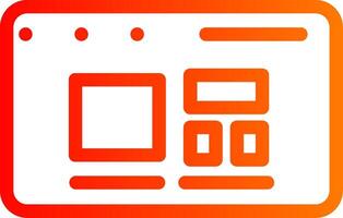 Responsive Design Colorful Icon Style vector