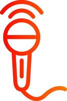 Micro Phone Colorful Icon Style vector
