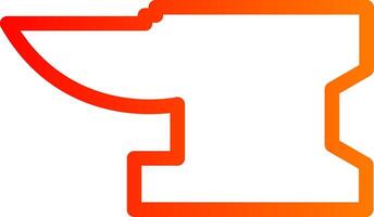 Anvil Colorful Icon Style vector