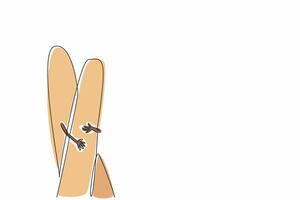 Single one line drawing two fingers crossed like two people hugging. Iconic. Cute character. Cartoon. Funny. Symbol of warmth. Loveable. National Hug Day. Continuous line design graphic illustration vector