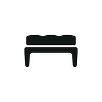 Chair sofa icon design blends modern functionality vector