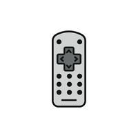 Remote icon design blends clean lines with a modern graphic concept vector