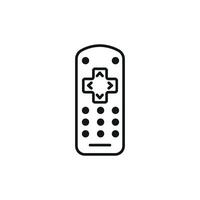 The design of the remote icon emphasizes a functional and modern graphic concept vector