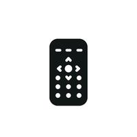 The remote icon design showcases a minimalist and contemporary graphic concept vector