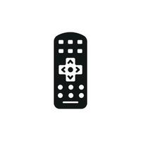 Remote icon design integrates a minimalist approach with a modern graphic concept vector