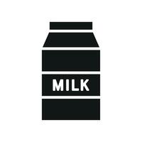 Milk drink icon design blends clean lines with a stylish modern graphic concept vector