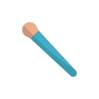 The mascara beauty icon is a minimalist design that showcases modern simplicity, offering a clean and impactful graphic for beauty-related content. vector