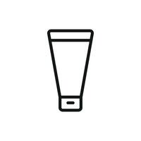 A modern and stylish graphic design for a foundation cream beauty icon vector