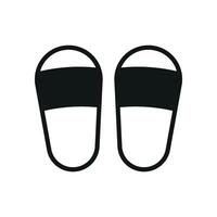 Stylish and modern slipper icon crafted with a focus on simplicity vector