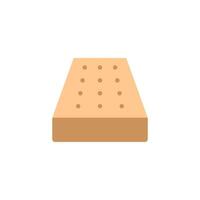Mattress bed icon crafted with a sleek and minimalist modern design concept vector