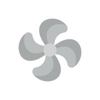 A bold yet refined design concept for a minimalist fan icon vector