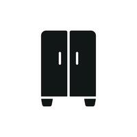 A fresh and clean graphic design for a contemporary cupboard icon vector