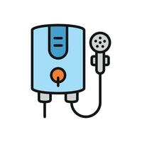 Water heater icon design reflects a minimal and modern concept graphic vector