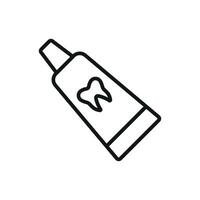 Toothpaste icon crafted with a sleek and minimalist modern design concept vector