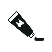 Simple and stylish toothpaste icon showcasing a modern design approach vector