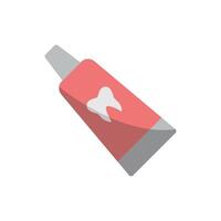 Minimalist toothpaste icon highlighting a clean and functional design vector