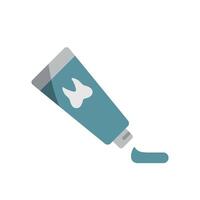 A fresh and clean graphic design for a contemporary toothpaste icon vector