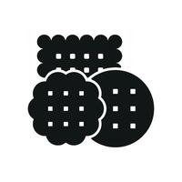 Biscuit food icon crafted with a sleek and minimalist modern design concept vector