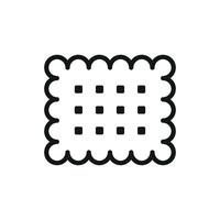 Biscuit food icon offering a modern approach to simple graphic design vector