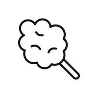 Simple and stylish cotton candy design showcasing a modern approach vector