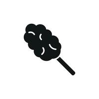 Simple yet playful cotton candy design representing a modern graphic aesthetic vector