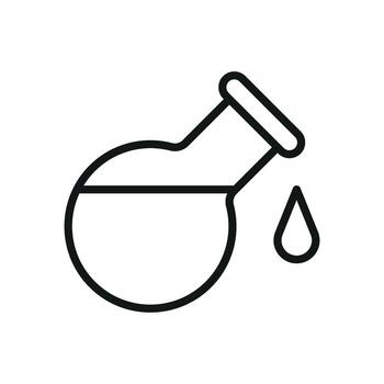 matraz papelería icono diseño fusiona un moderno Mira con un sencillo y funcional gráfico concepto vector