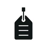 Label icon design blends simplicity with a modern graphic concept vector