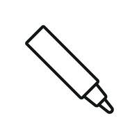 The marker icon design showcases a clean and minimalist graphic concept vector