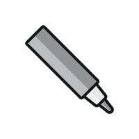 Marker icon design embodies a contemporary aesthetic with a simple graphic concept vector