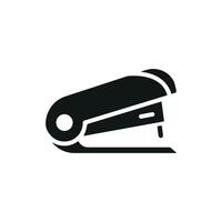 A sleek modern concept graphic defines the stapler office icon design vector
