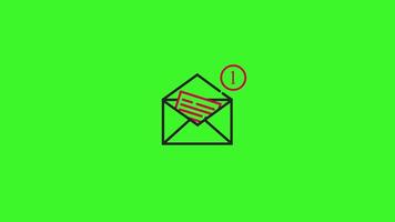 Black gear logo icon animation on a green screen background, symbolizing settings and functionality. video