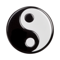 Yin Yang Isolated on Transparent Background png