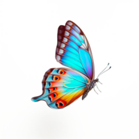 colorful butterfly on transparent background png