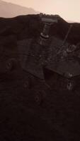 Opportunity Mars exploring the surface of red planet video