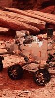 Mars Rover Perseverance exploring the red planet. Elements furnished by NASA. video