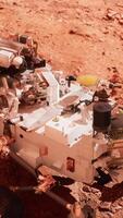 Mars Rover Perseverance exploring the red planet. Elements furnished by NASA. video