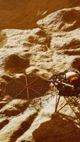 Insight Mars exploring the surface of red planet. Elements furnished by NASA. video