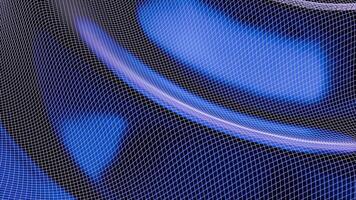 Abstract Blue Wave Patterns Set Against a Dark Background, Captivating and Unique. Design video