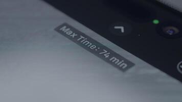 Close-up of icons on phone screen. Action. Software icons on phone screen. Stylish program icons on touchscreen phone video