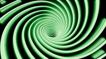 A Stunning and Dynamic Green Spiral Background Accompanied by an EyeCatching Vibrant Neon Effect. Design video